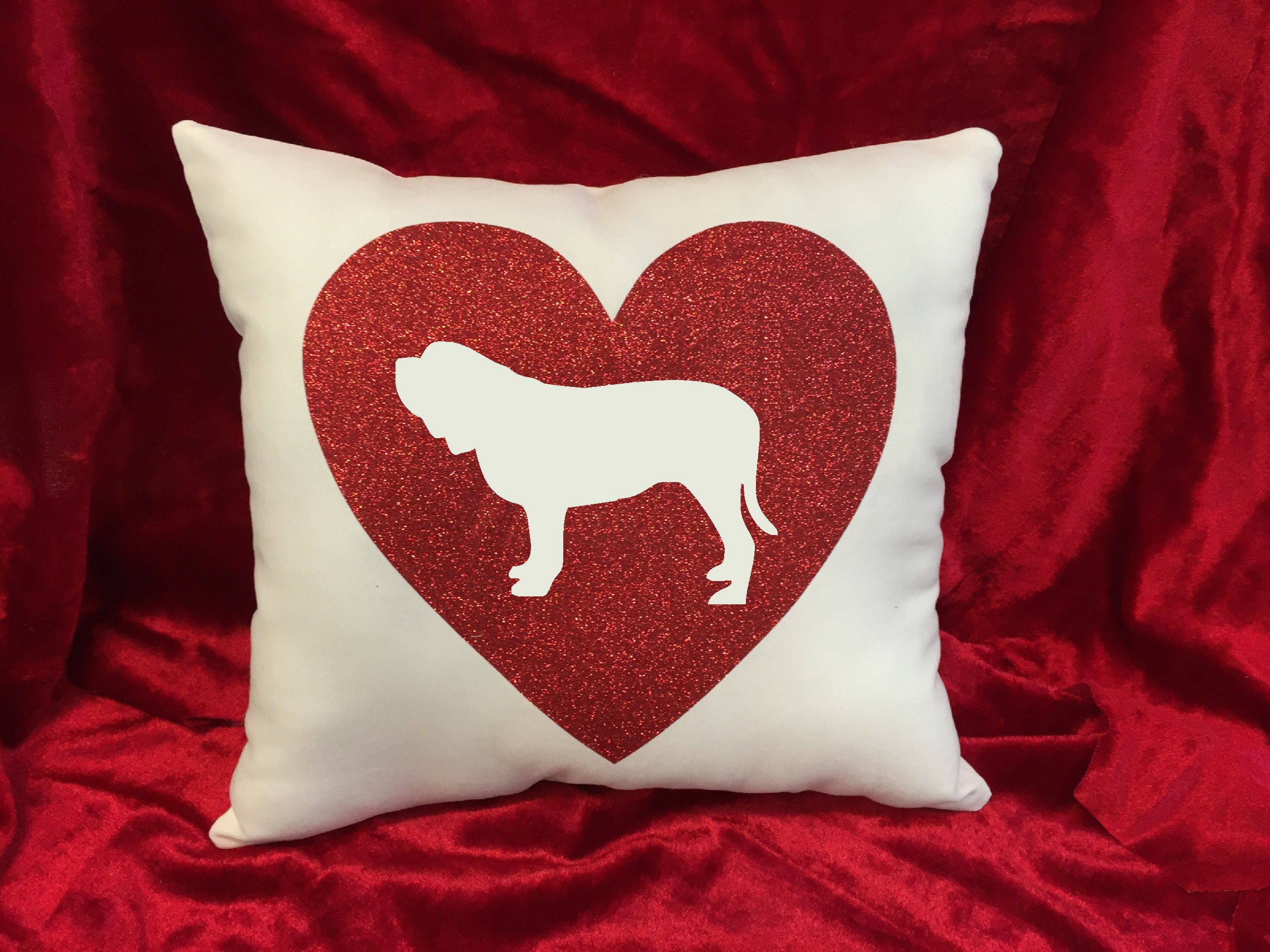Dogs - Throw Pillow - Neapolitan Mastiff